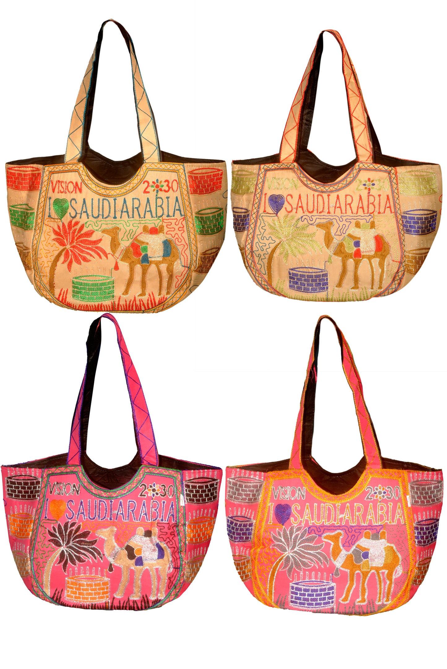 Hand Bag 320 Large Embroided HandiCraft Style Mirror Work Sindhi Style For Females...
