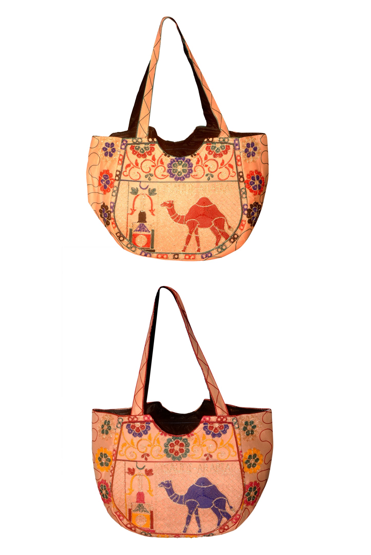 Hand Bag 320 Large Embroided HandiCraft Style Mirror Work Sindhi Style For Females...