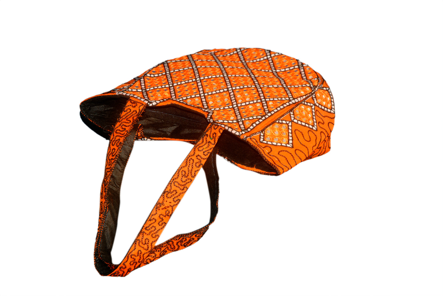Hand Bag Embroided HandiCraft Style Mirror Work Sindhi Style For Females