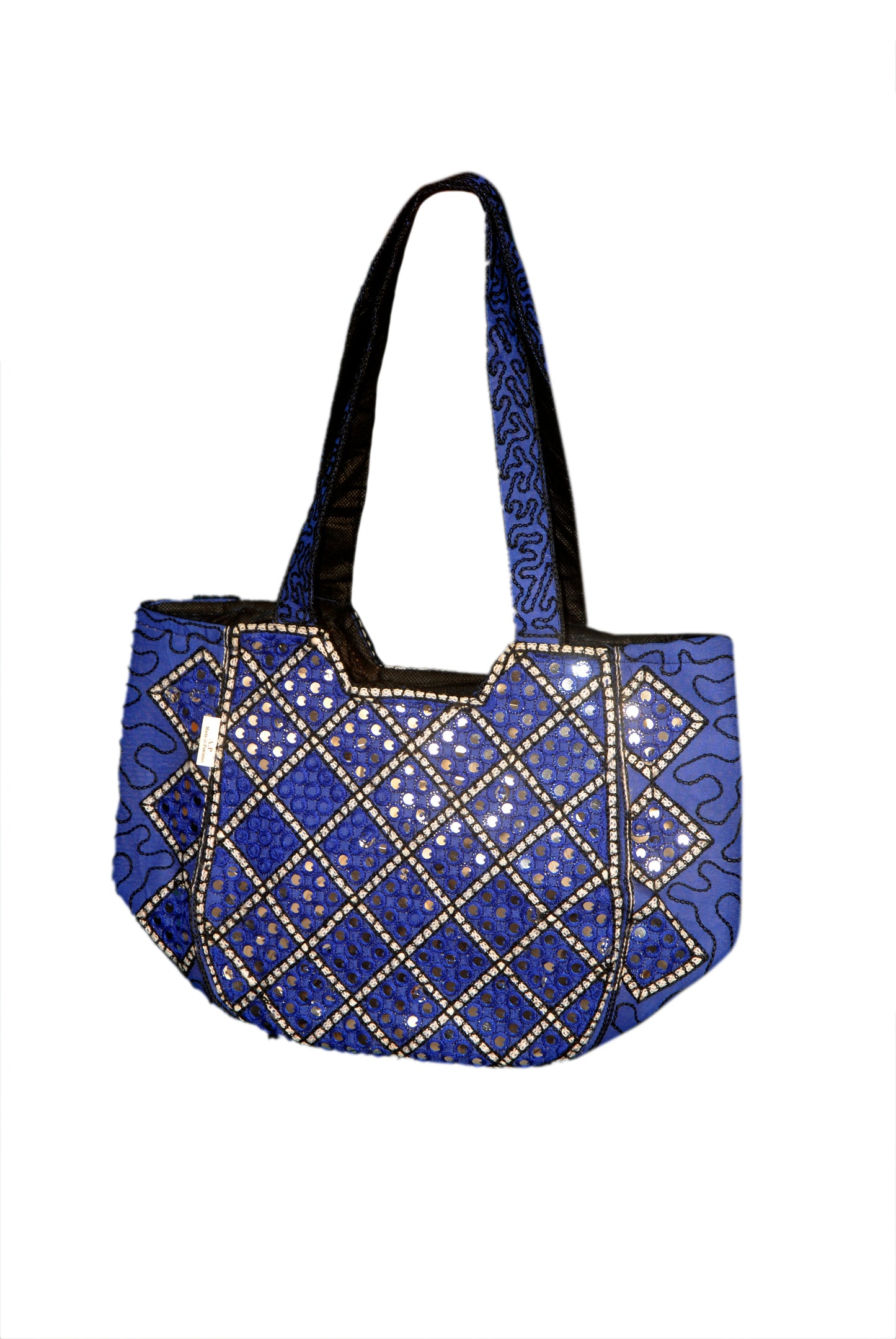 Hand Bag Embroided HandiCraft Style Mirror Work Sindhi Style For Females