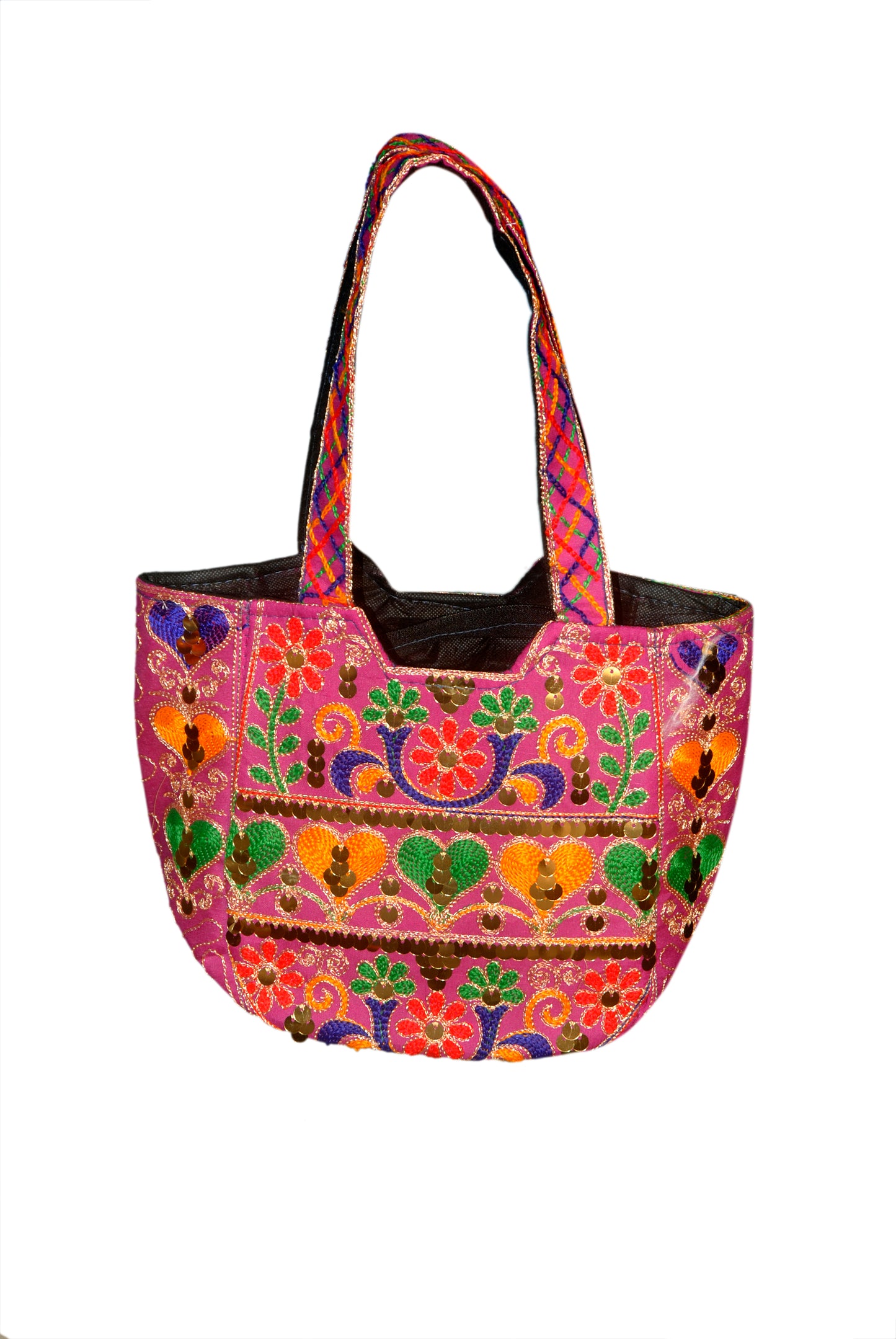 Hand Bag Embroided HandiCraft Style Mirror Work Sindhi Style For Females