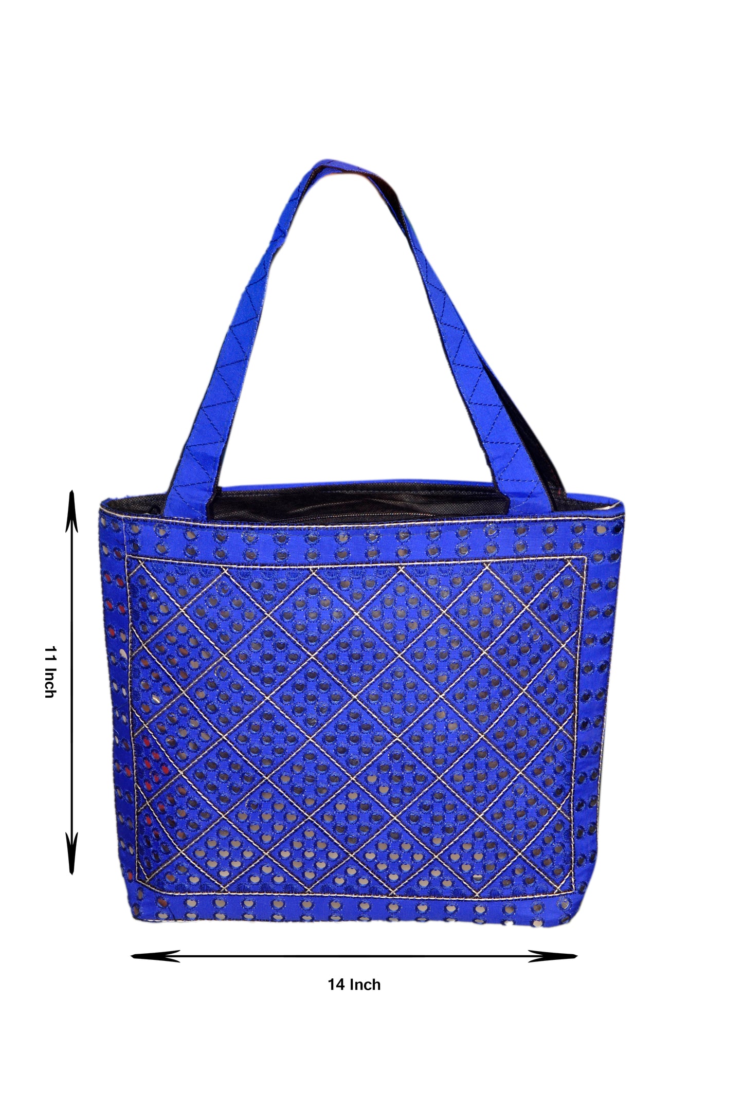 Hand Bag 350 Medium Embroided HandiCraft Style Mirror Work Sindhi Style For Females...