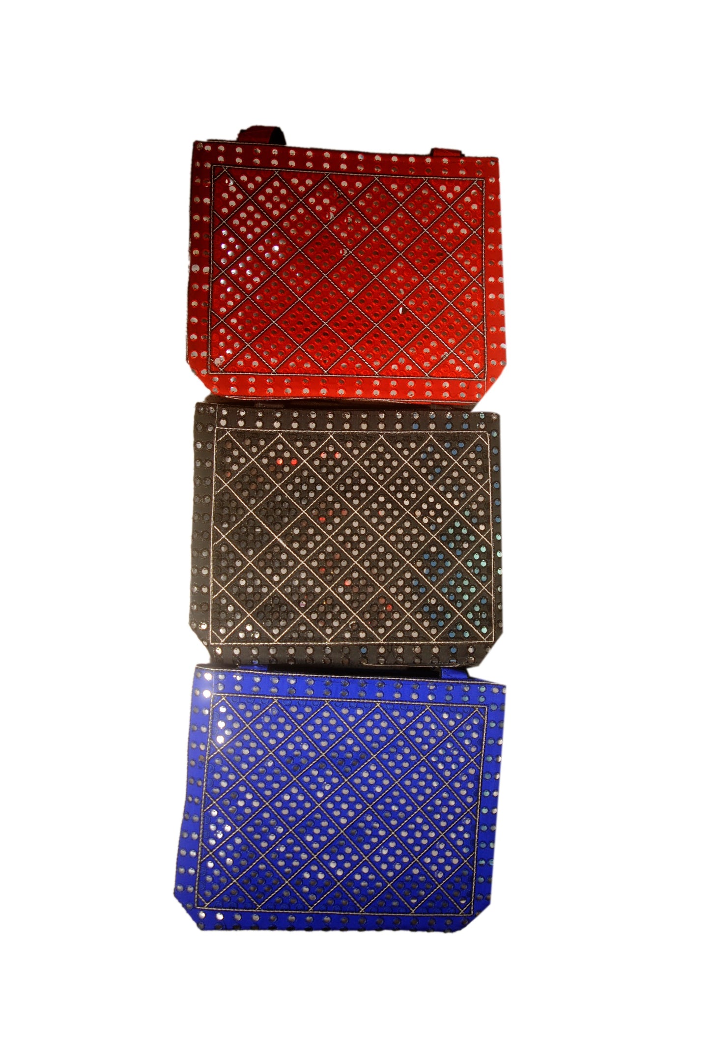Hand Bag 350 Medium Embroided HandiCraft Style Mirror Work Sindhi Style For Females...