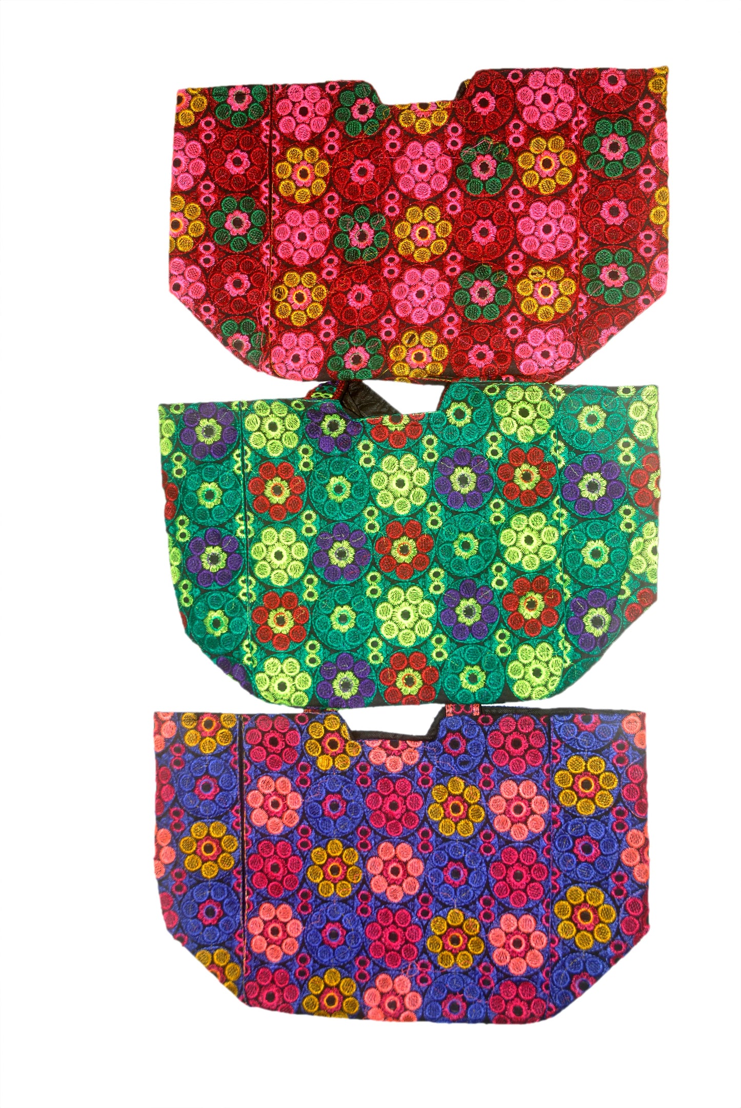 Hand Bag 360 Large Embroided HandiCraft Style Mirror Work Sindhi Style For Females