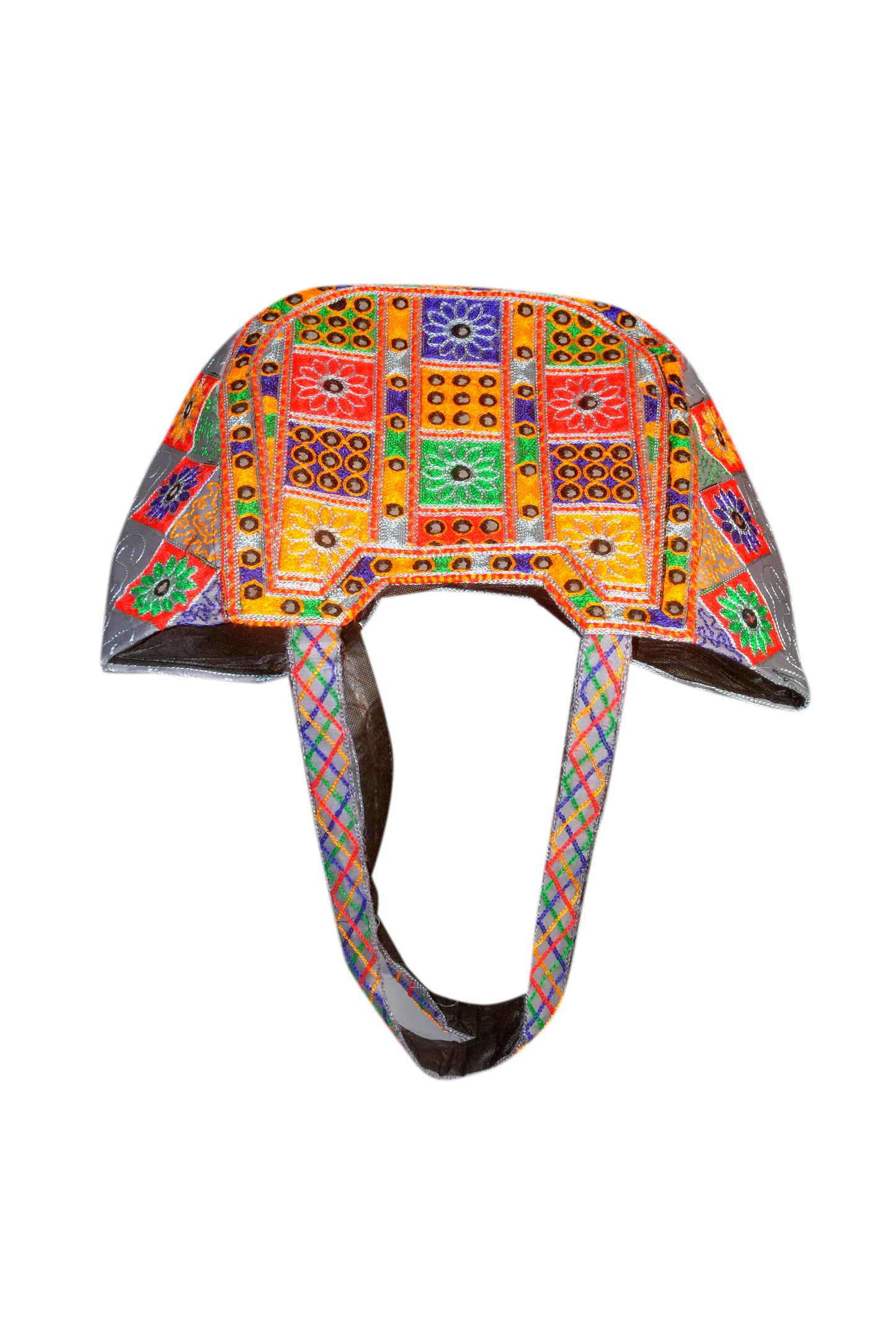 Hand Bag 360 Large Embroided HandiCraft Style Mirror Work Sindhi Style For Females