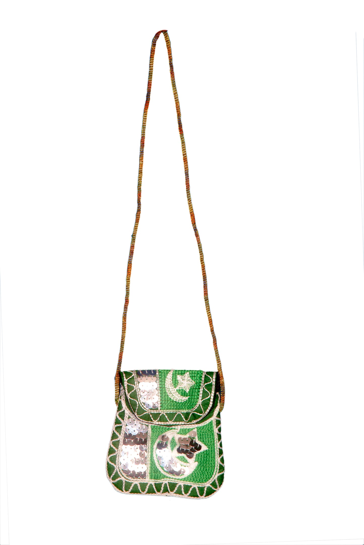 Baby Purse and Mobile Pouch Embroided HandiCraft Style Mirror Work Sindhi Style For Females