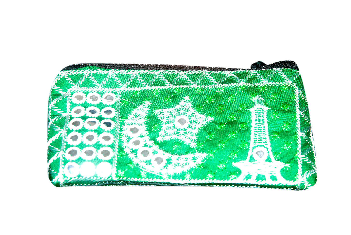 Baby Purse and Mobile Pouch Embroided HandiCraft Style Mirror Work Sindhi Style For Females