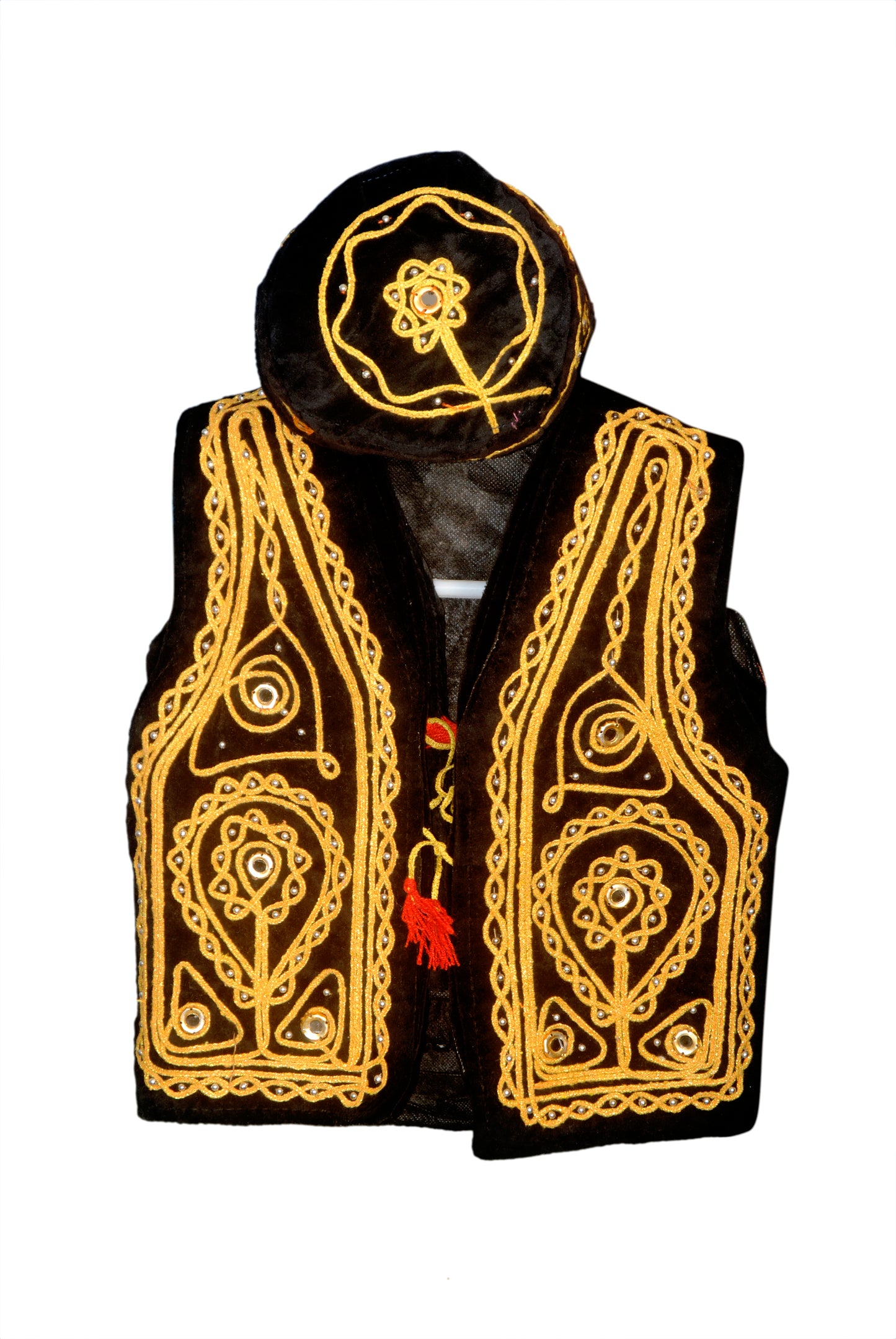 Waistcoat HandiCraft Unique And Beautiful 750 3P SET With Cap