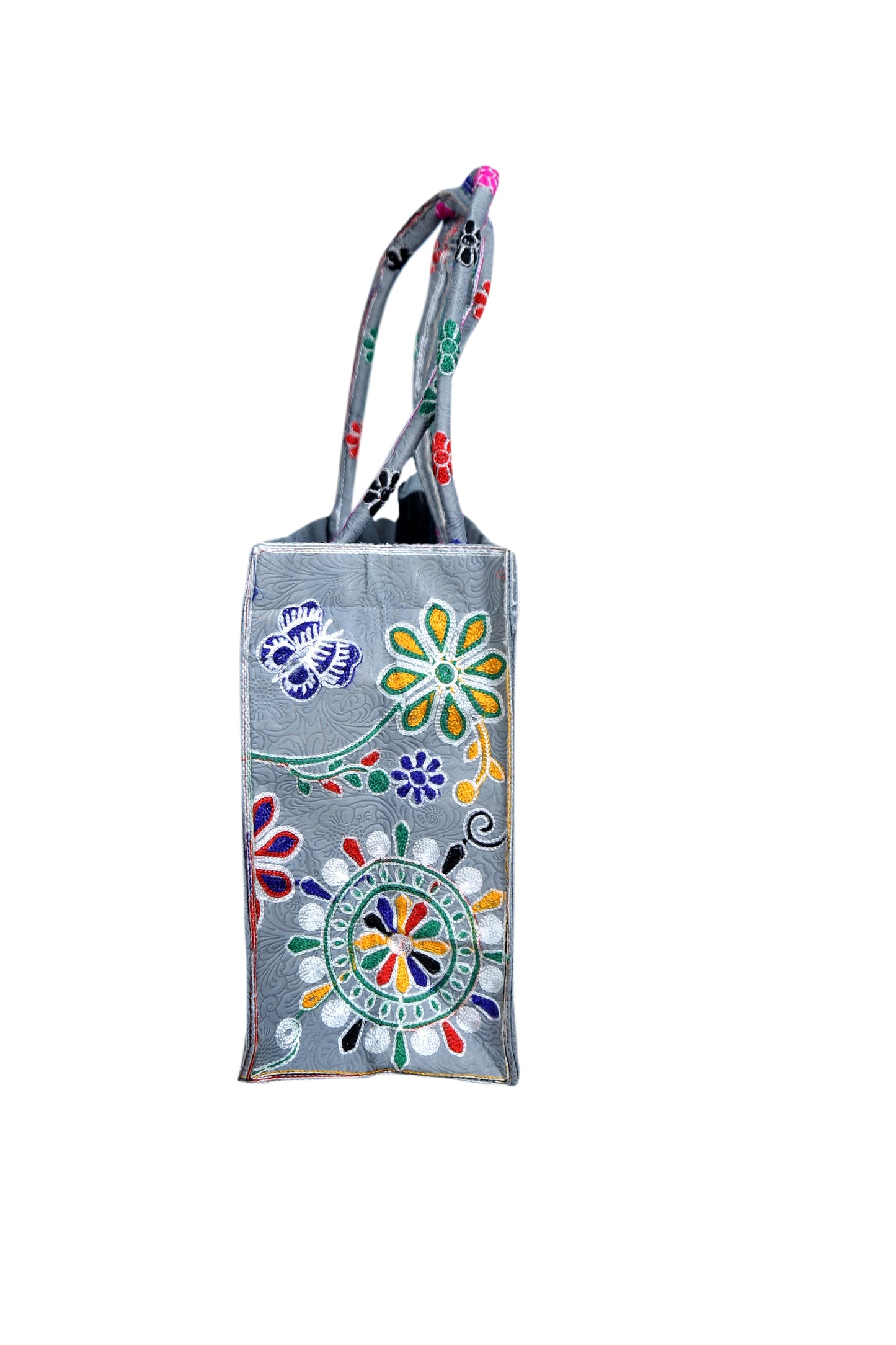Hand Bag 700 Large Embroided HandiCraft Style Mirror Work Sindhi Style For Females