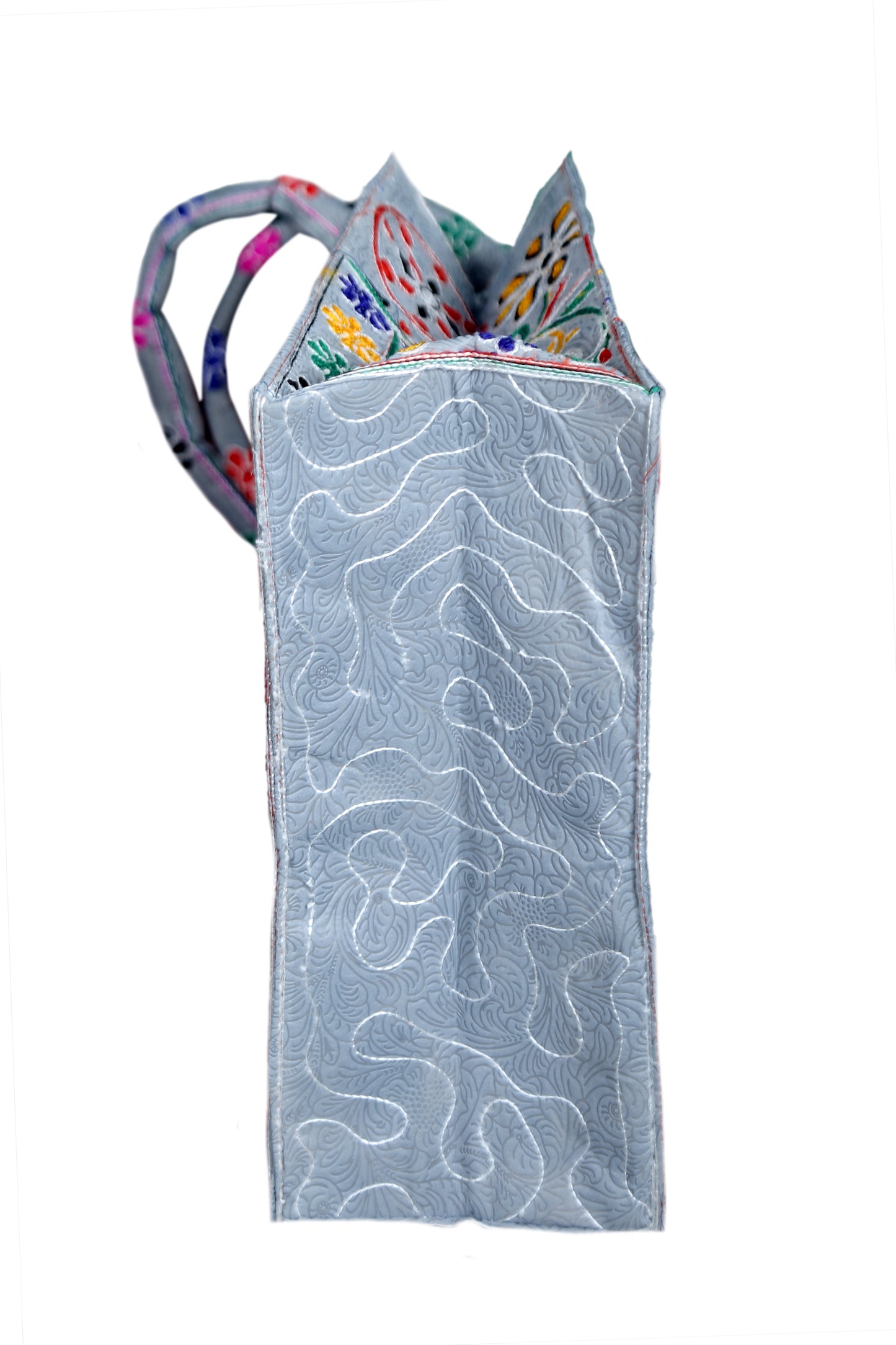 Hand Bag 700 Large Embroided HandiCraft Style Mirror Work Sindhi Style For Females