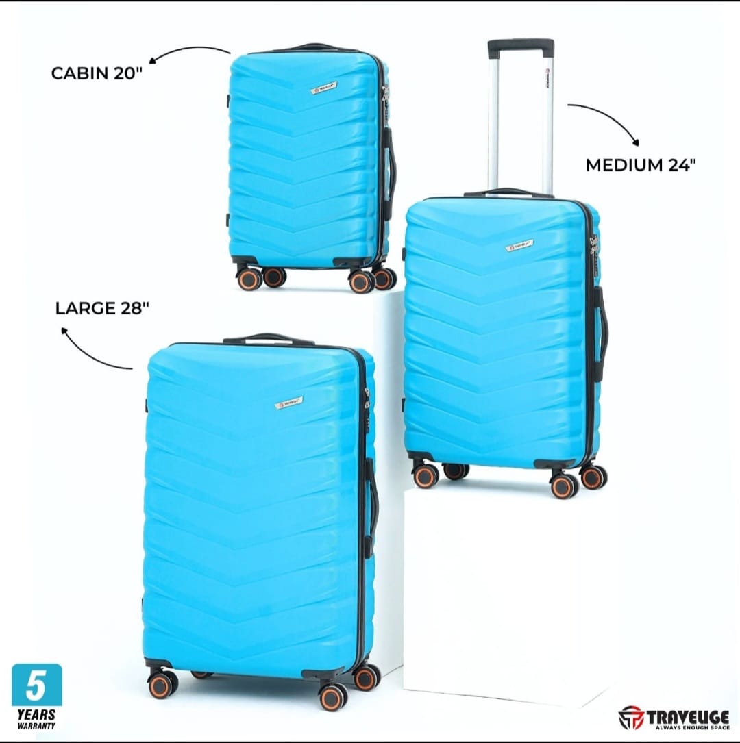 AEROPACK Luggage (Miami Blue) - 3-Piece Hardside Spinner Set