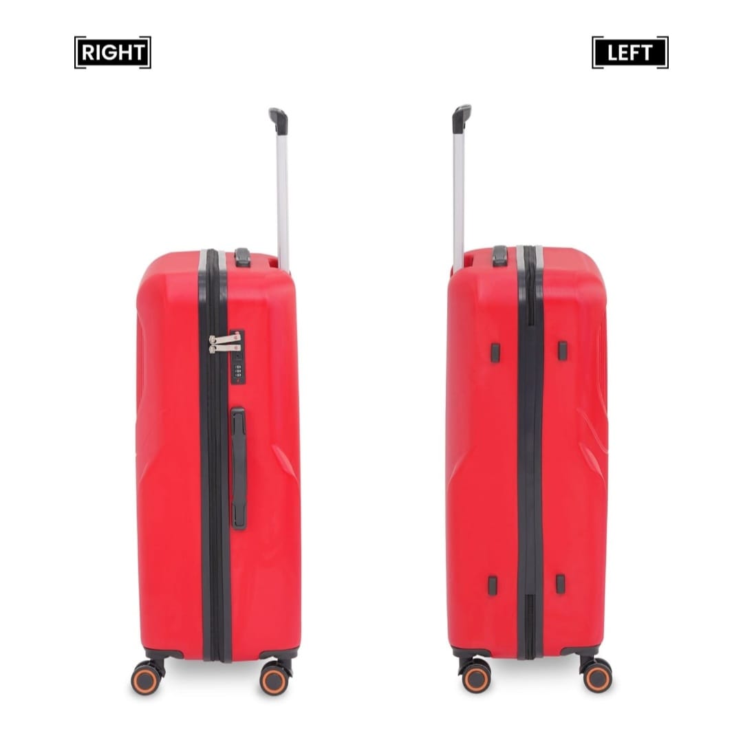 Travelige ARMORSHELL 3-Piece Hardside Luggage Set (Cherry Red)