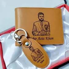 Customized Picture Wallet With Keychain