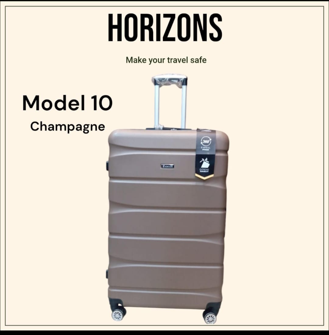 Set Of 4 Imported Luggage Unbreakable Fiber 360 Degree Moving
