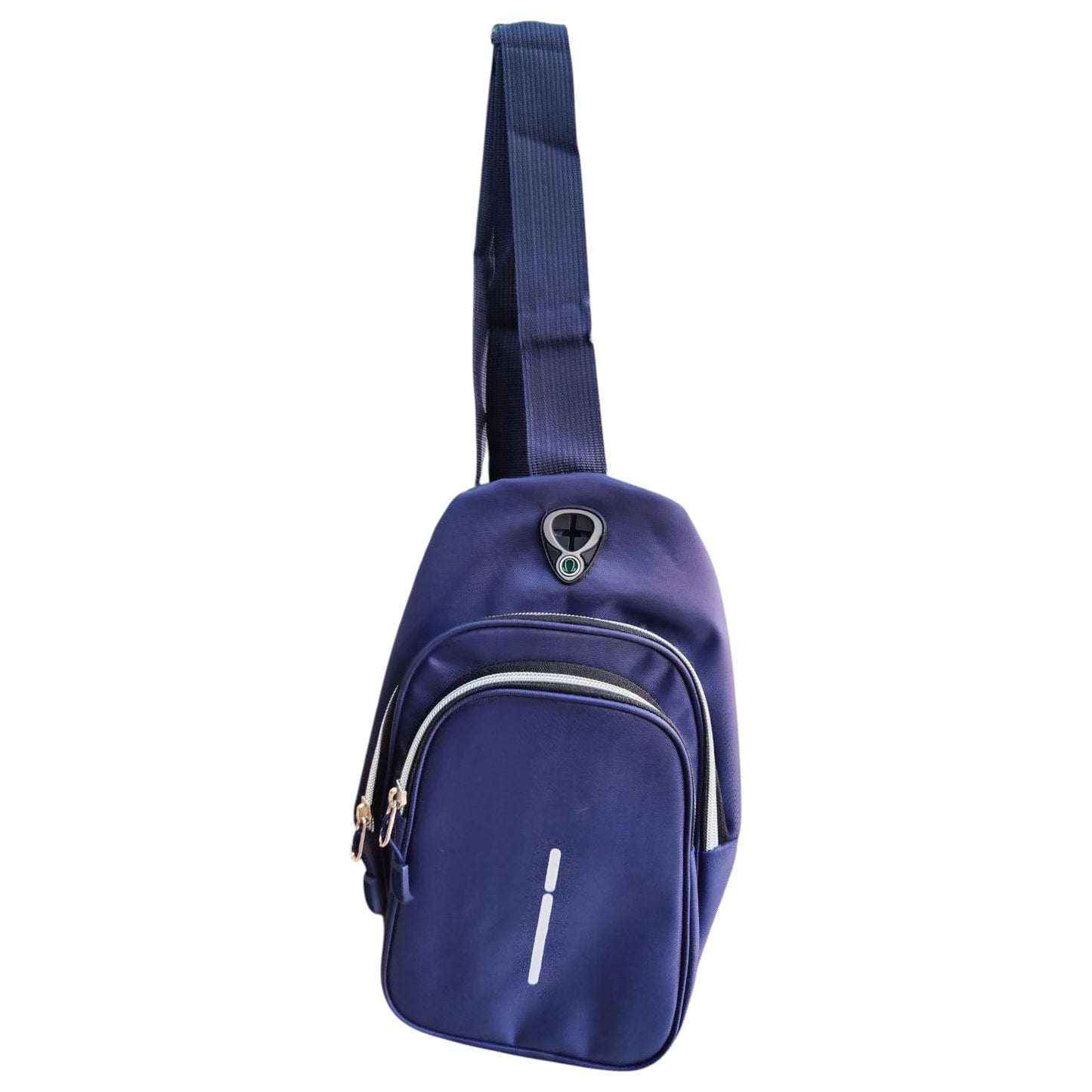 Sleek Black Crossbody Sling Bag – Modern & Functional Chest Pack
