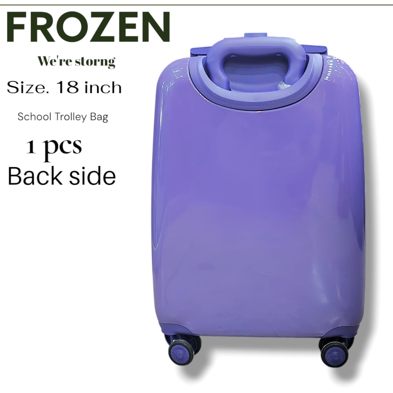 Frozen Unbreakable School Trolly Bag