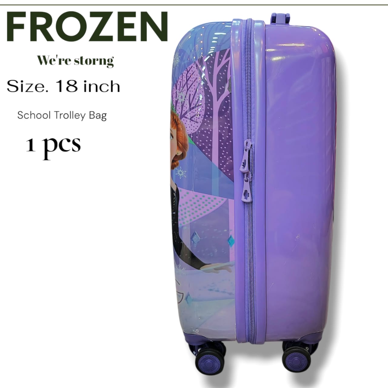Frozen Unbreakable School Trolly Bag