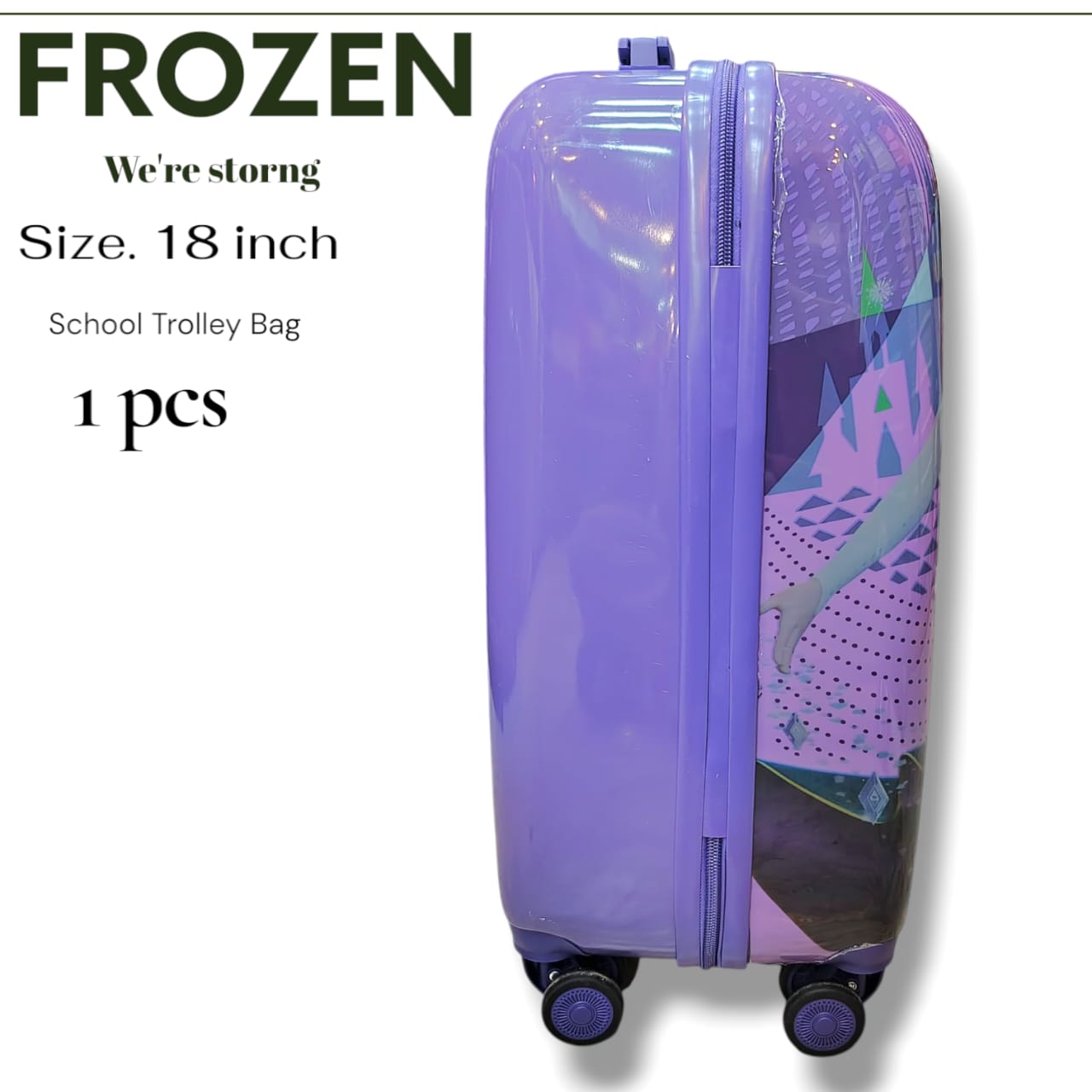 Frozen Unbreakable School Trolly Bag