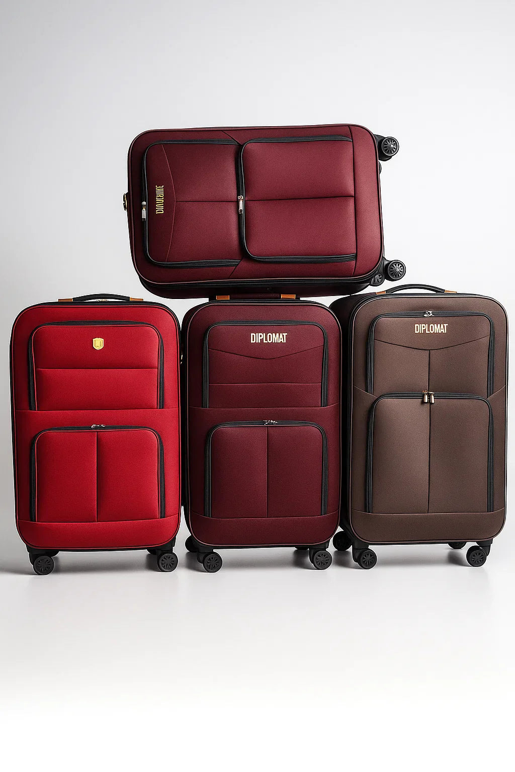 Set of three 4 Wheels Soft