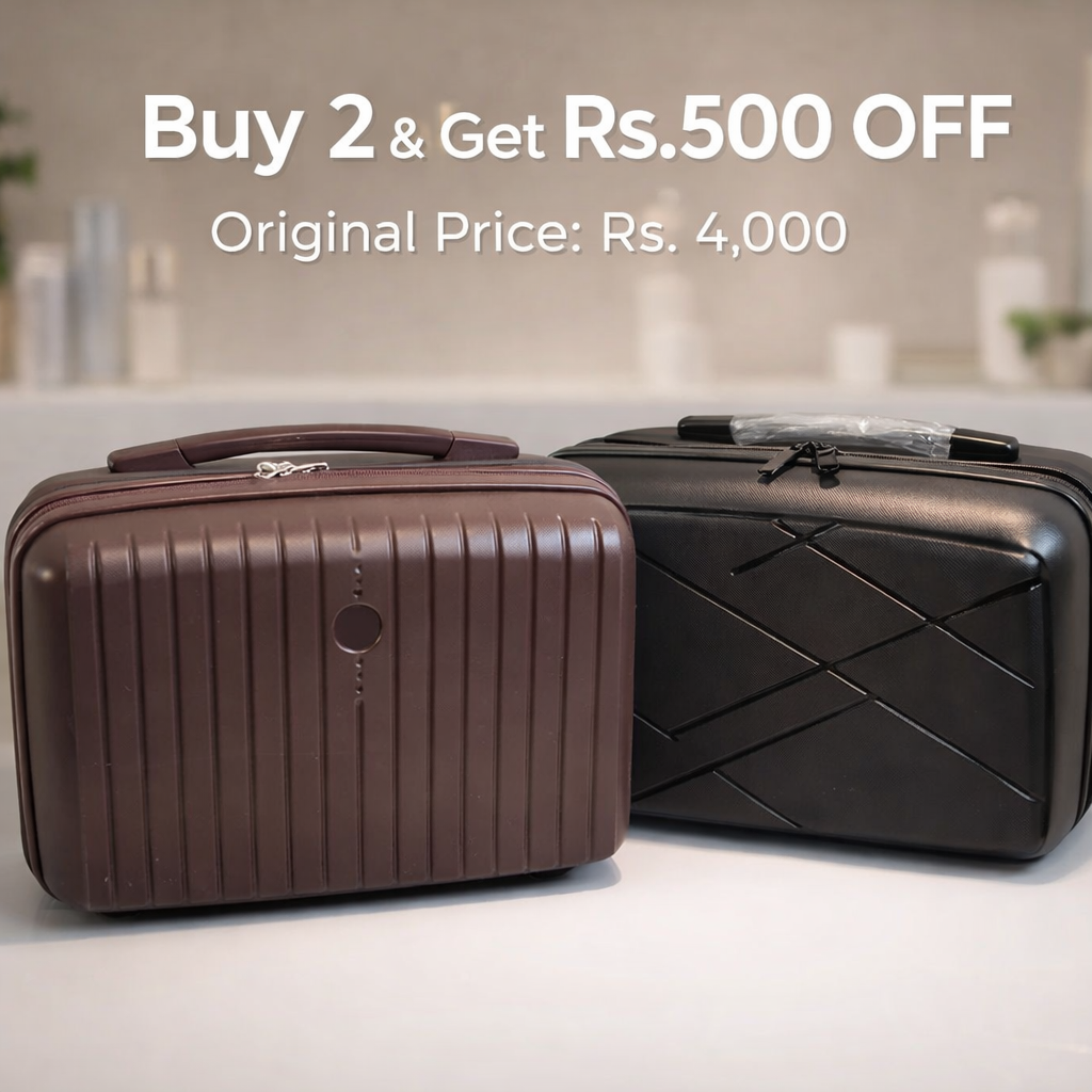 PP Unbreakable Beauty Box – Elegant, Durable & Travel-Ready