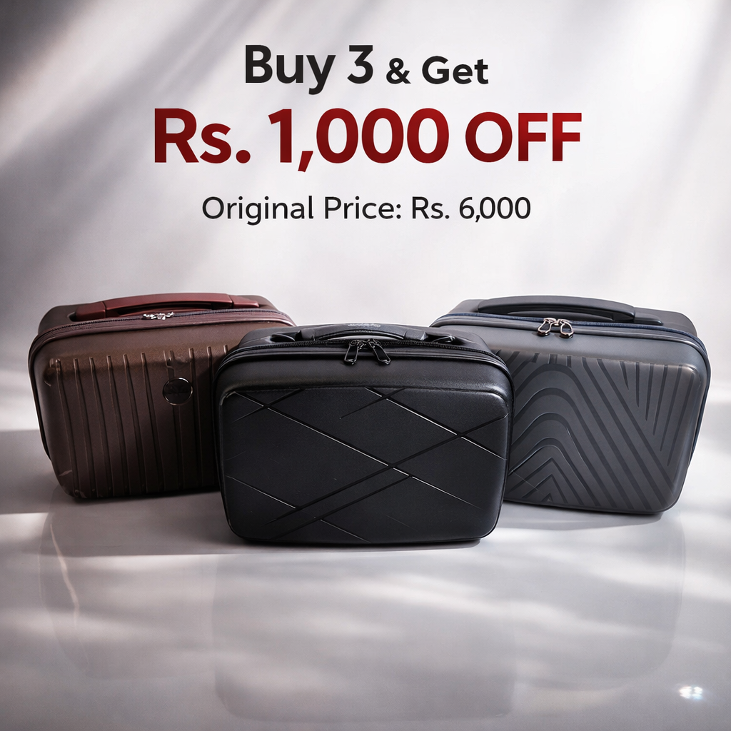 PP Unbreakable Beauty Box – Elegant, Durable & Travel-Ready