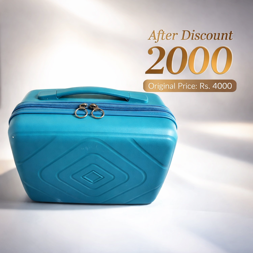 PP Unbreakable Beauty Box – Elegant, Durable & Travel-Ready