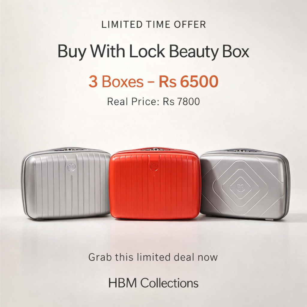 🔒 Lock Secure Beauty Box – Safe, Stylish & Travel Ready