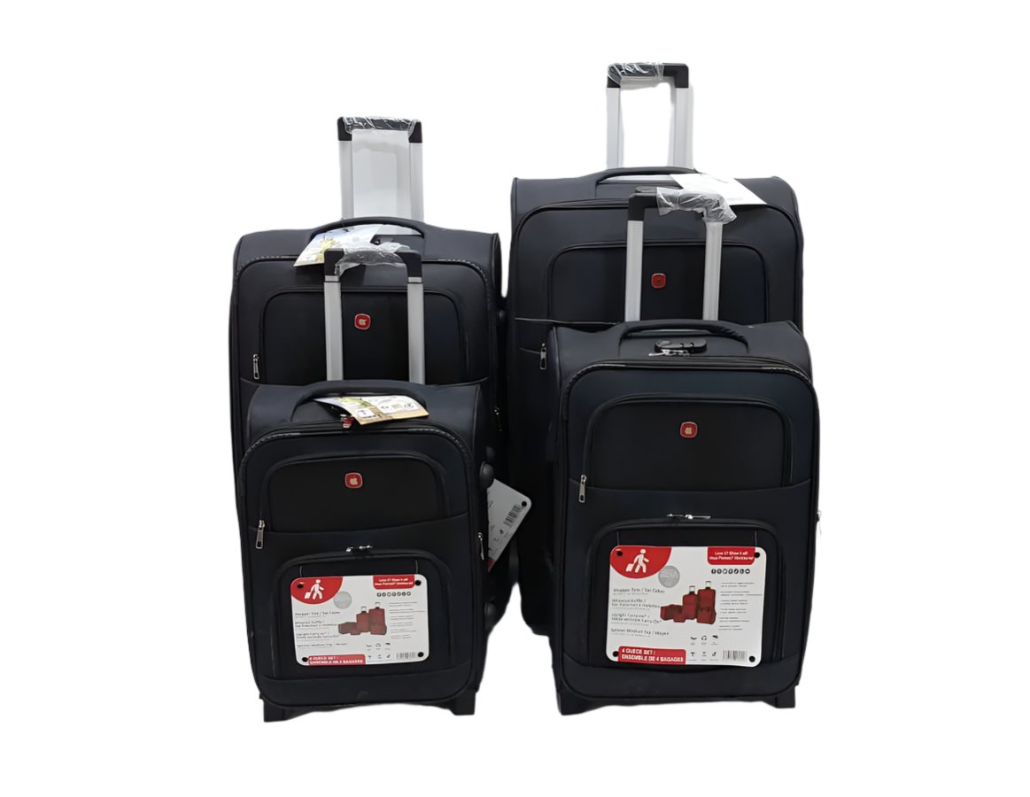 Set Of 4 Imported Fabric Material Luggage in jumbo Size