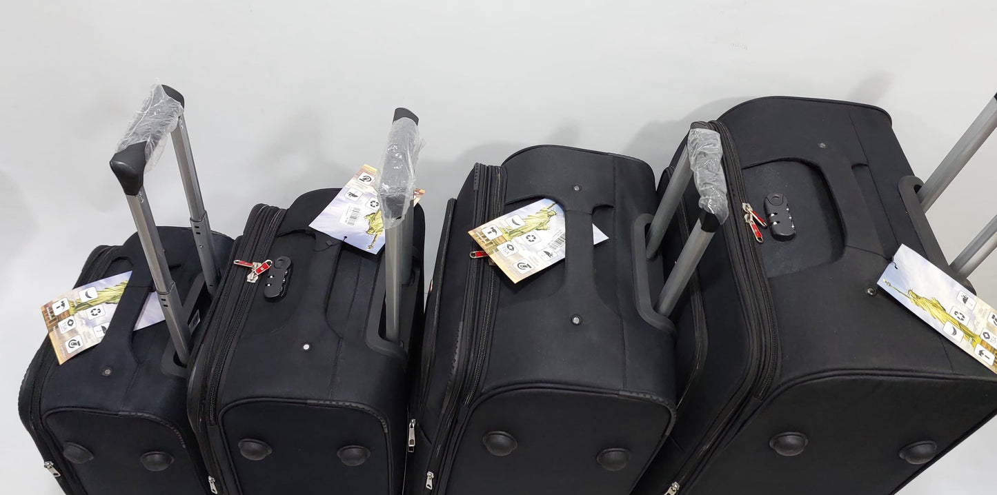 Set Of 4 Imported Fabric Material Luggage in jumbo Size