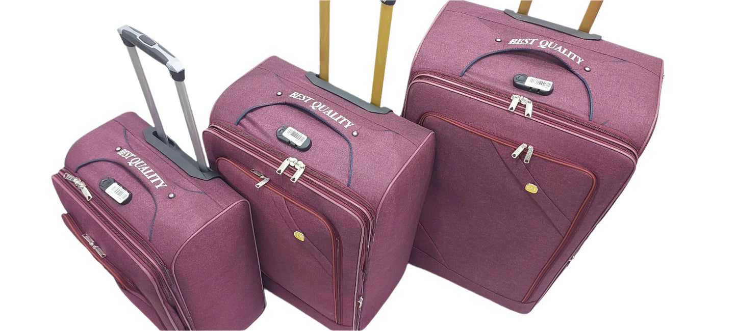 Set Of 3 luggage with extra capacity (Jumboo Size)