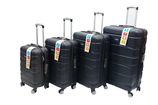 Set Of 4 Imported Luggage Unbreakable Fiber 360 Degree Moving