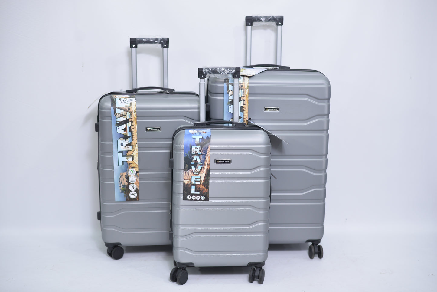 Set Of 3 Only Rs.25,000 With Extra Capacity Imported Luggage Unbreakable 360 Degree Moving