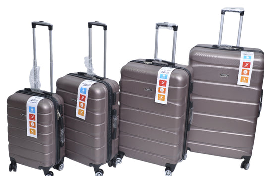 Set Of 4 25,000 Imported Luggage Unbreakable Fiber 360 Degree Moving