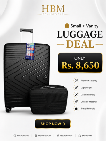 SMALL LUGGAGE WITH VANITY BOX