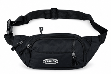 Fashion Imported Waist Belt Bag – Waterproof Fanny Pack with 4 Zip Pockets