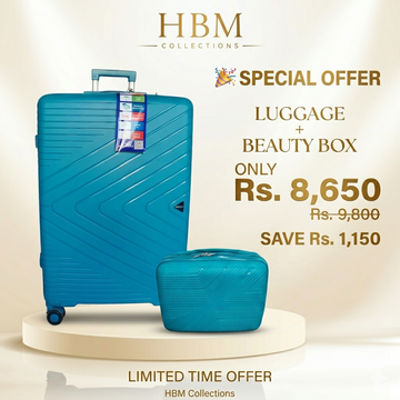 Small Luggage With Beauty Box