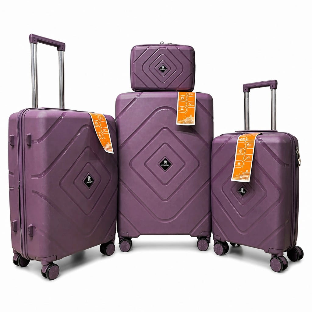 🧳 New Crown Expandable Luggage – More Space, More Comfort, More Style