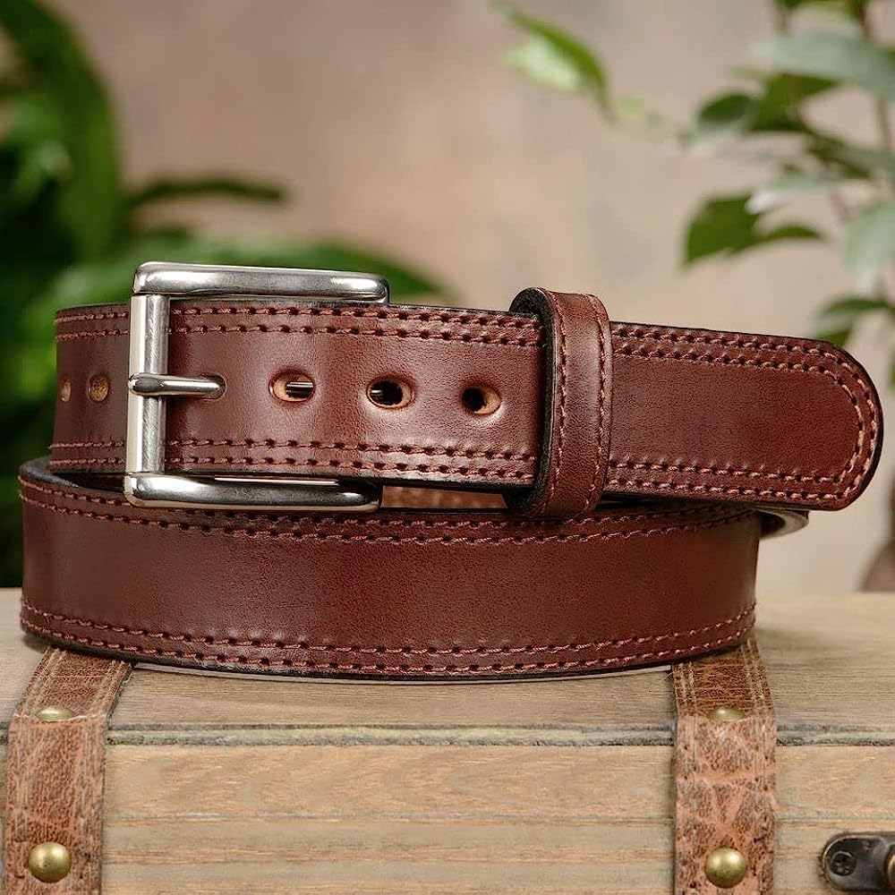 Brown Leather Belt – Classic & Durable Style