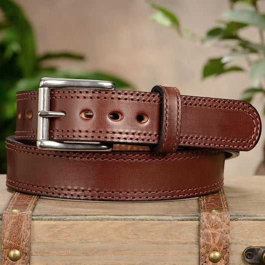 Brown Leather Belt – Classic & Durable Style