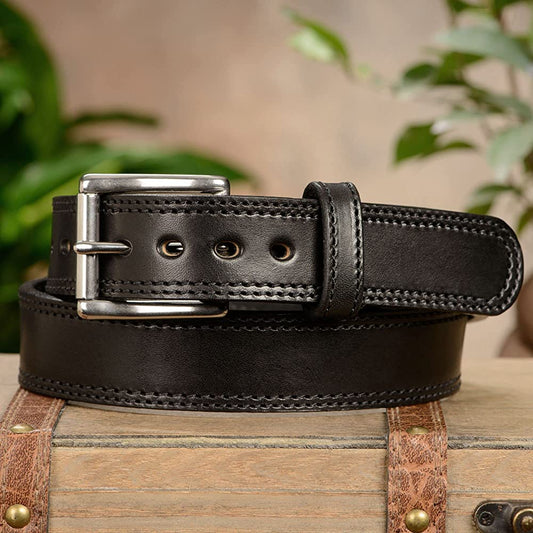 Black Leather Belt – Classic & Timeless Style