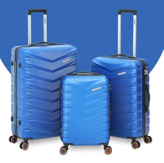AEROPACK Electric Blue Luggage Set: Your Ultimate Travel Companion