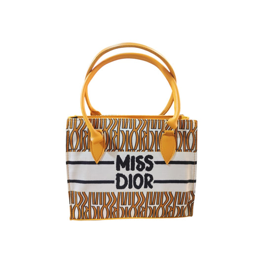 Embroidered Canvas Tote Bag