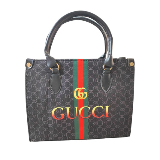 Authentic Gucci GG Monogram Web Stripe Tote Bag