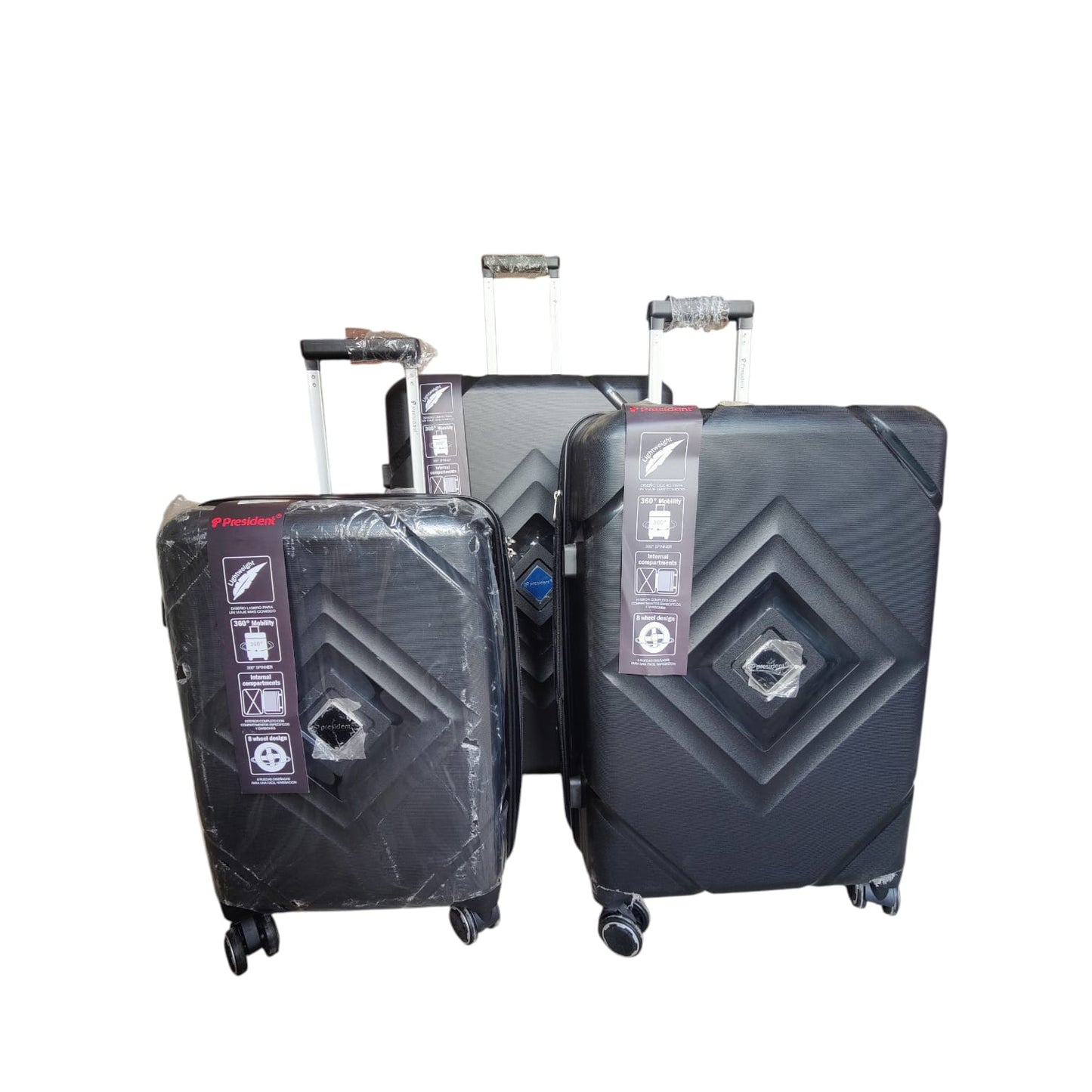 President Original Unbreakable 3 Pc Luggage Set | Premium PP Material