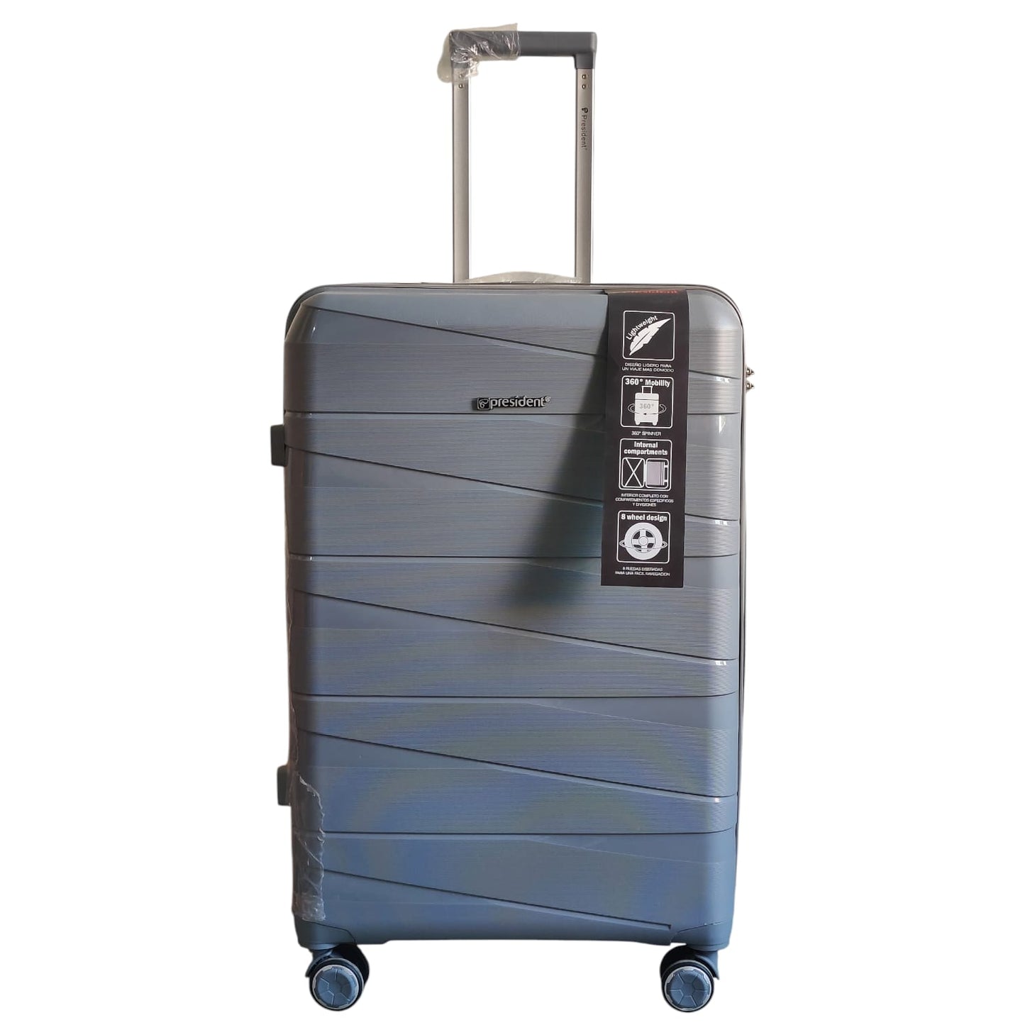 President Chevron Hard Shell Luggage Set - Travel in Style & Durability