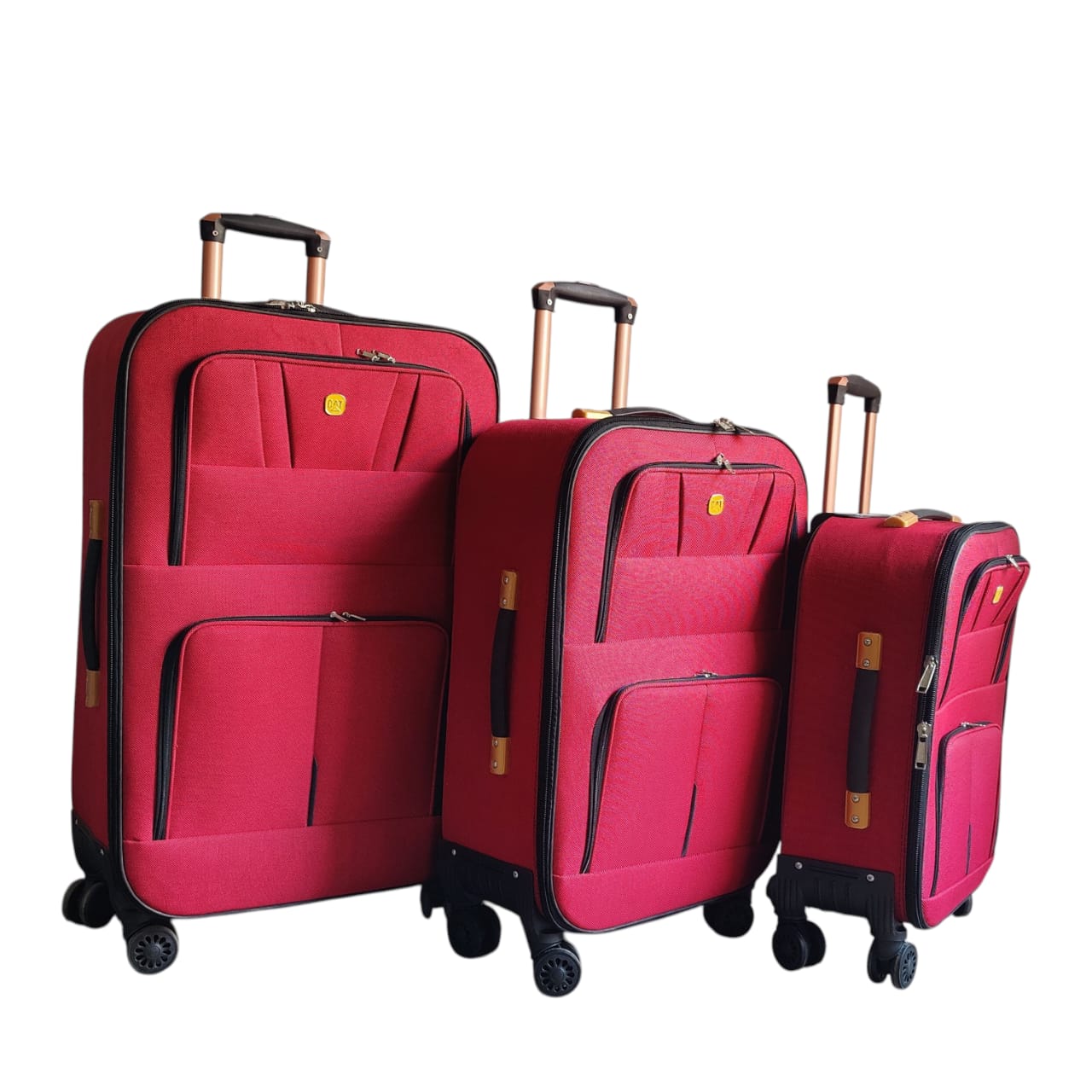 Premium Soft Luggage Set of 3 – Durable, Spacious & Smooth Glide (4 Wheels)