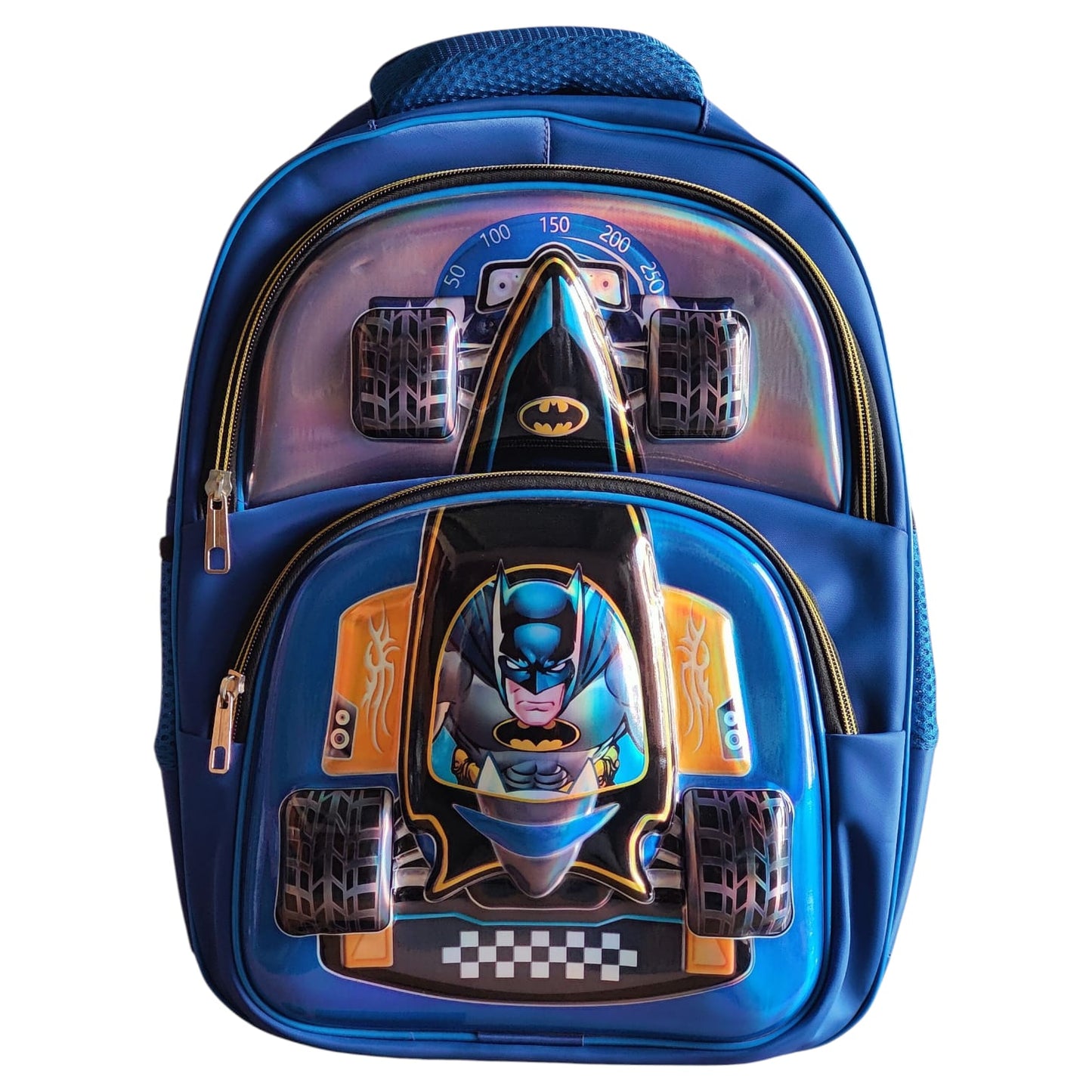 3D Batman Race Car Backpack for Kids