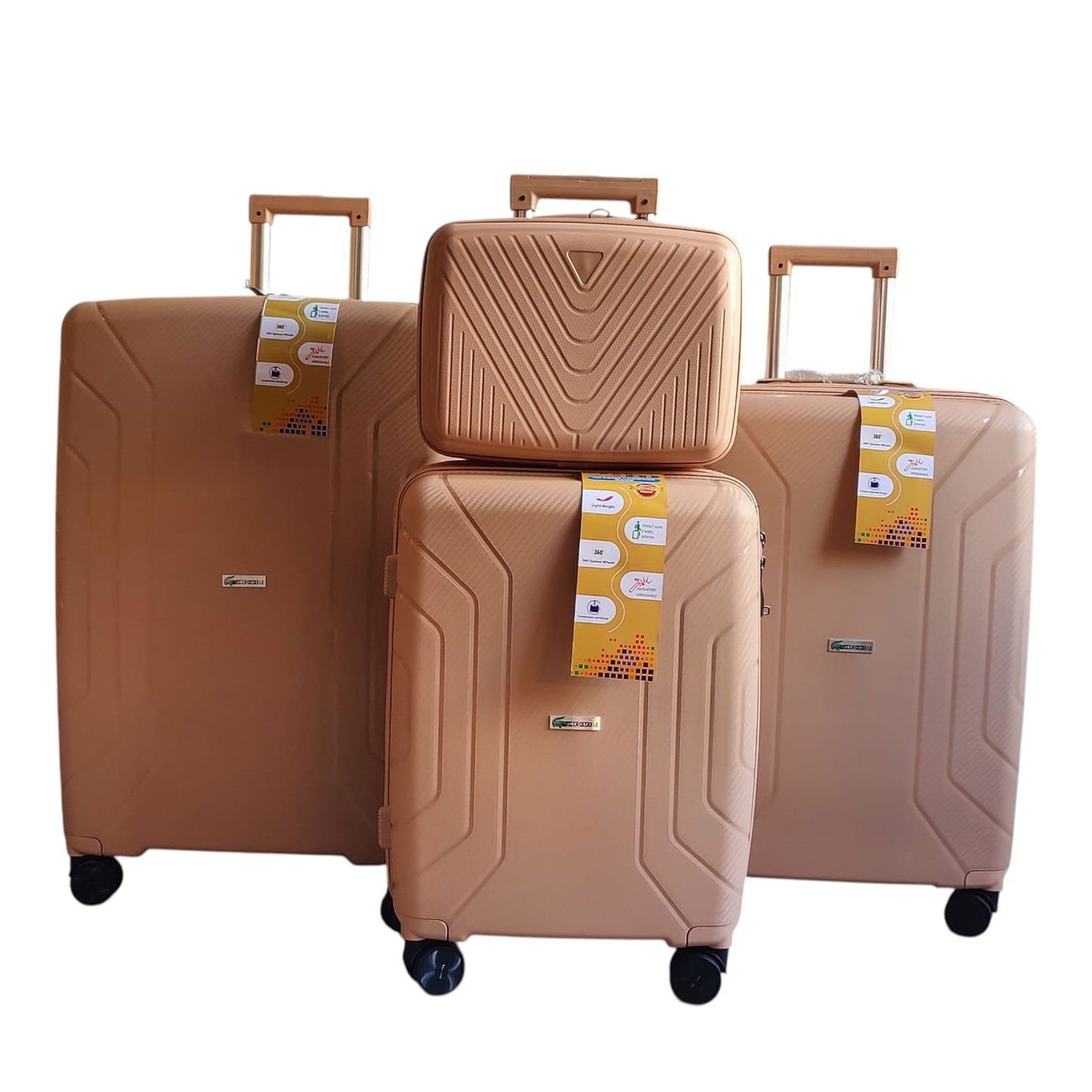Crocodile PP Original – Unbreakable, Stylish & Travel-Ready Luggage