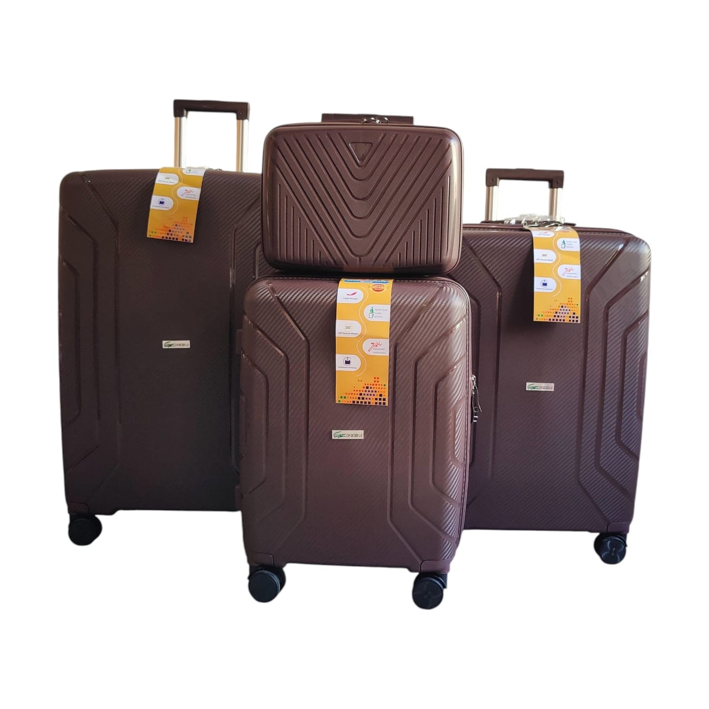 Crocodile PP Original – Unbreakable, Stylish & Travel-Ready Luggage