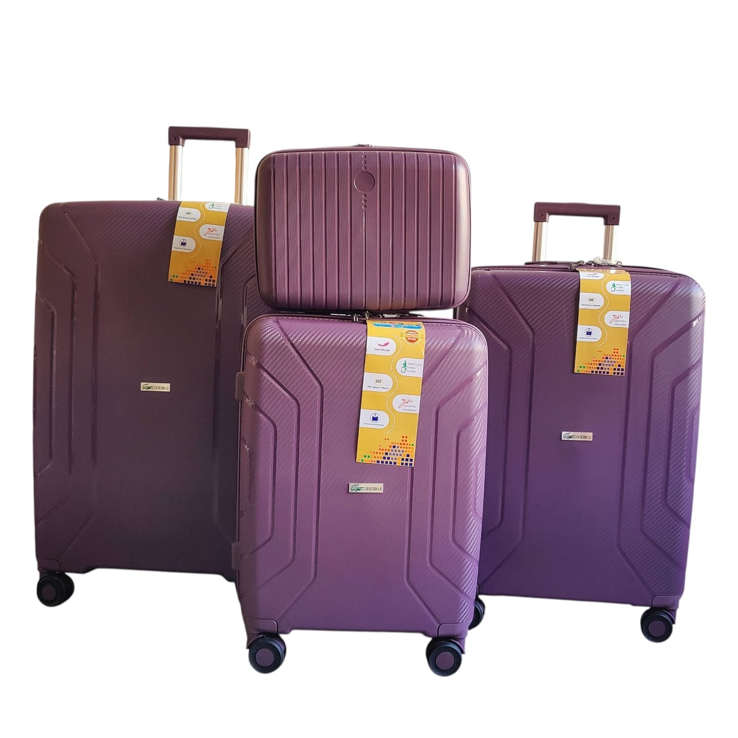 Crocodile PP Original – Unbreakable, Stylish & Travel-Ready Luggage